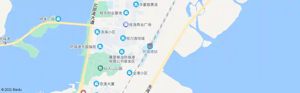 防城港防城港火车站_公交站地图_防城港公交_妙搜公交查询2025
