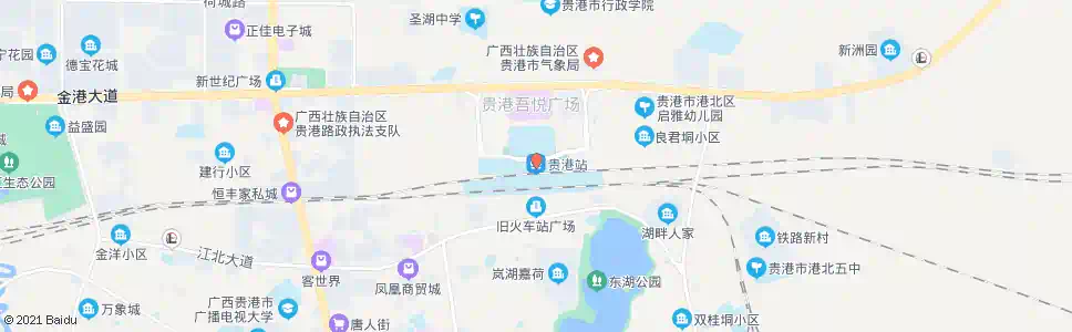 贵港火车站入口_公交站地图_贵港公交_妙搜公交查询2025