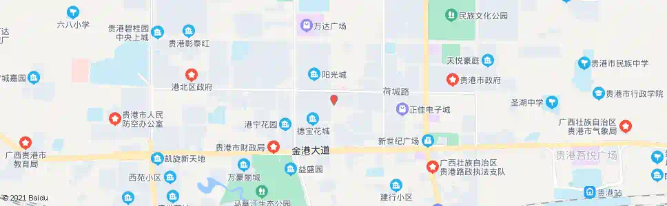 贵港吉田花园_公交站地图_贵港公交_妙搜公交查询2025