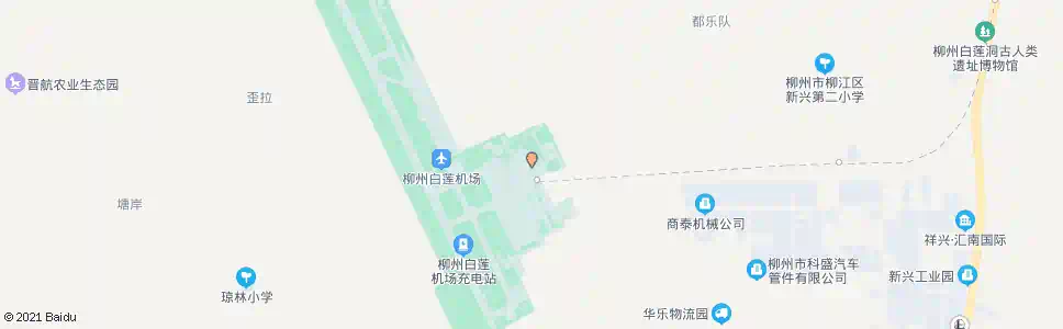 柳州柳州机场_公交站地图_柳州公交_妙搜公交查询2025