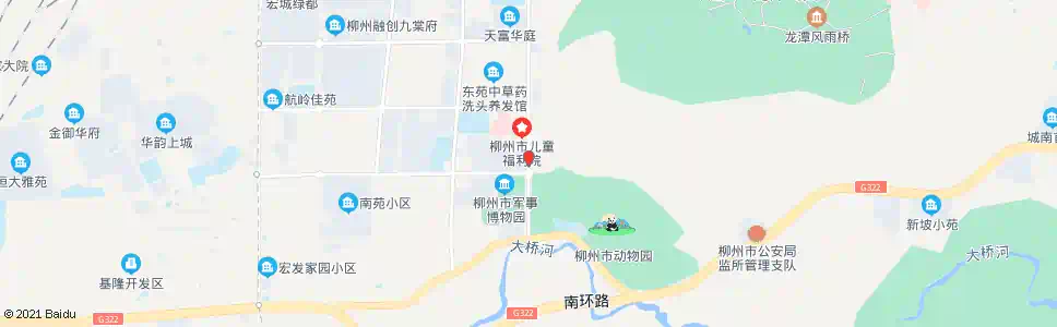 柳州柳州市动物园_公交站地图_柳州公交_妙搜公交查询2025