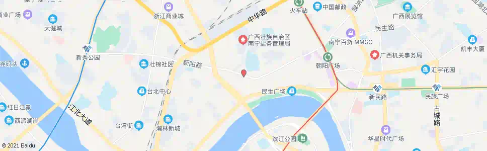 南宁新阳路水街市场_公交站地图_南宁公交_妙搜公交查询2025