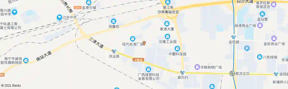 南宁同兴金凯路口_公交站地图_南宁公交_妙搜公交查询2025