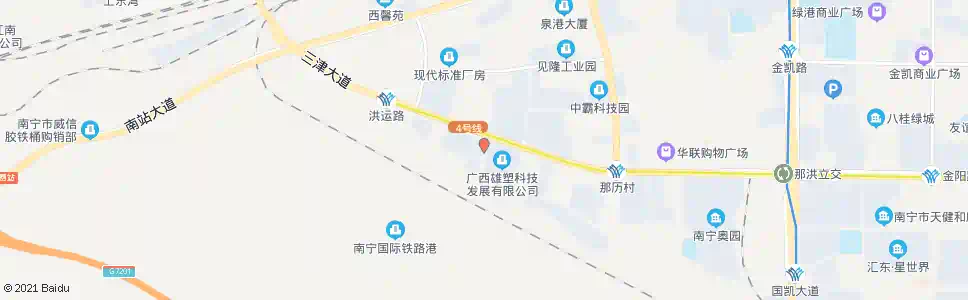 南宁同德龙锦路口_公交站地图_南宁公交_妙搜公交查询2025