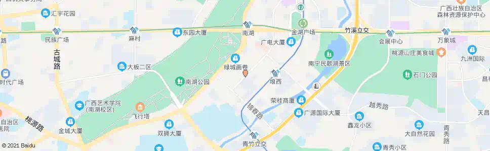 南宁桂春金洲路口_公交站地图_南宁公交_妙搜公交查询2025