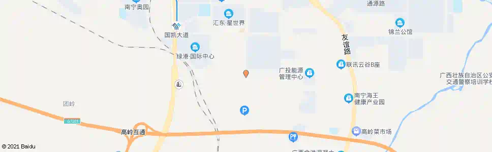 南宁金阳高岭路口_公交站地图_南宁公交_妙搜公交查询2025