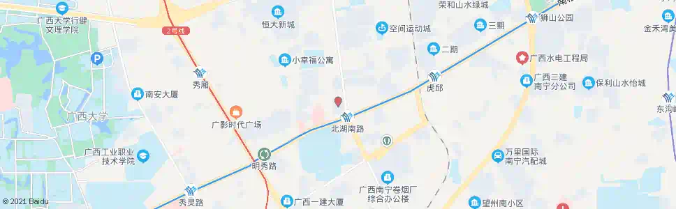 南宁北湖工人新村_公交站地图_南宁公交_妙搜公交查询2025