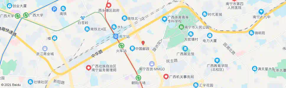 南宁华东友爱路口_公交站地图_南宁公交_妙搜公交查询2025