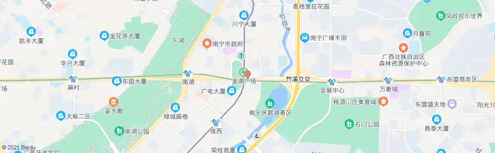 南宁金湖广场_公交站地图_南宁公交_妙搜公交查询2025
