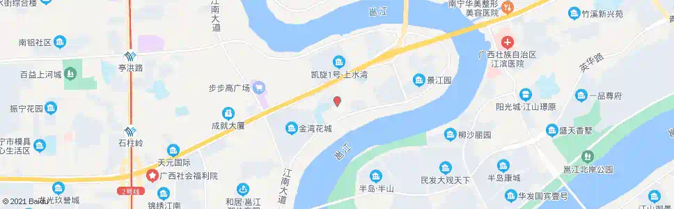 南宁白沙路南一巷路口_公交站地图_南宁公交_妙搜公交查询2025