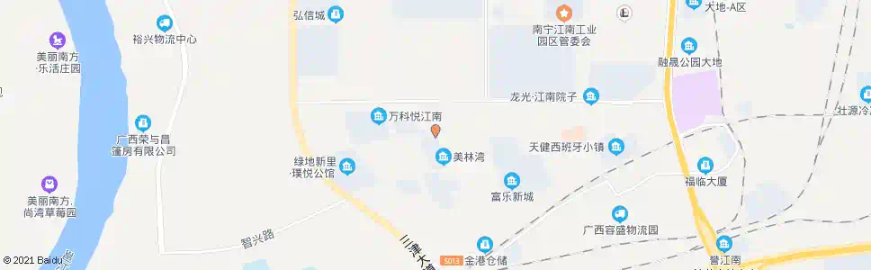 南宁同乐贤明路口_公交站地图_南宁公交_妙搜公交查询2025