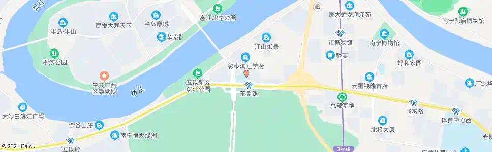 南宁五象小学_公交站地图_南宁公交_妙搜公交查询2025