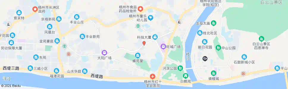 梧州蝶山二路(技交站)_公交站地图_梧州公交_妙搜公交查询2025