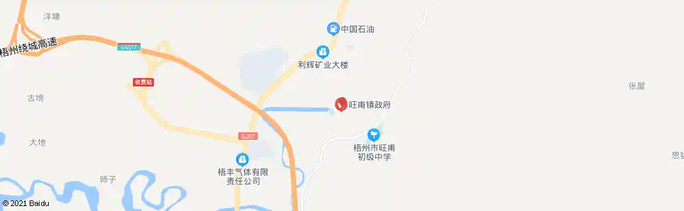 梧州旺甫总站_公交站地图_梧州公交_妙搜公交查询2025