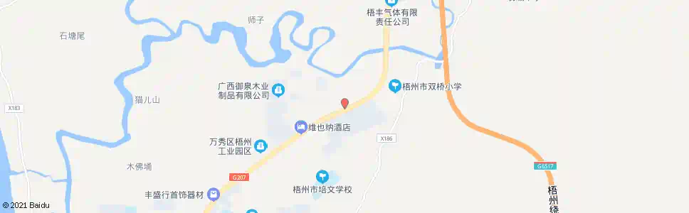 梧州广西荒川_公交站地图_梧州公交_妙搜公交查询2025