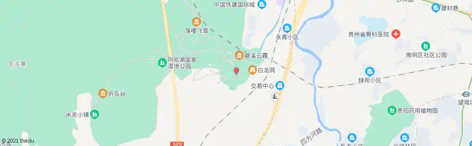 贵阳南郊公园_公交站地图_贵阳公交_妙搜公交查询2025