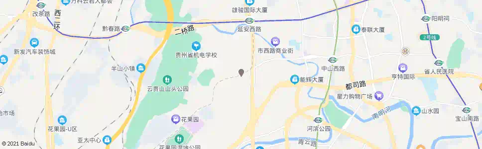 贵阳中山南路口_公交站地图_贵阳公交_妙搜公交查询2025