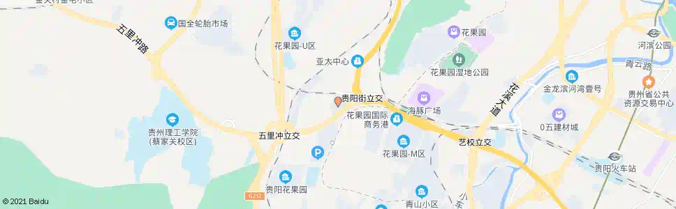 贵阳五里冲路_公交站地图_贵阳公交_妙搜公交查询2025