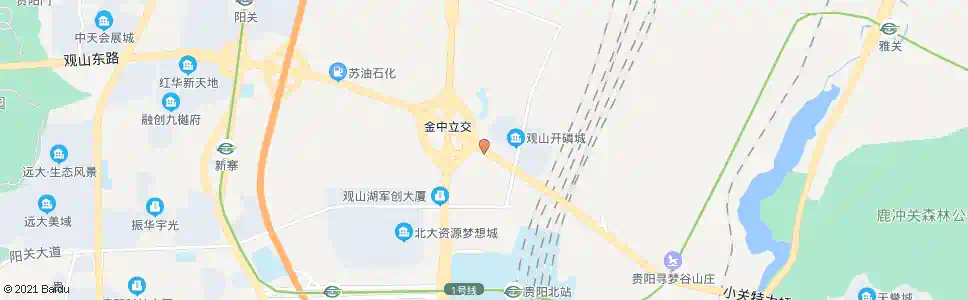 贵阳杨家庄_公交站地图_贵阳公交_妙搜公交查询2025