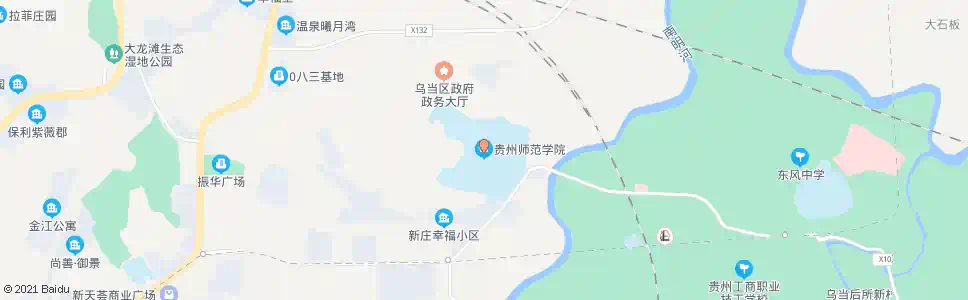 贵阳贵州师范学院_公交站地图_贵阳公交_妙搜公交查询2025
