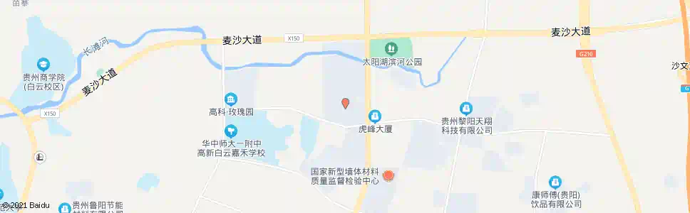 贵阳白金大道(中)_公交站地图_贵阳公交_妙搜公交查询2025