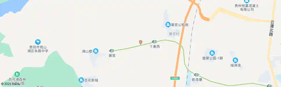 贵阳窦关村_公交站地图_贵阳公交_妙搜公交查询2025