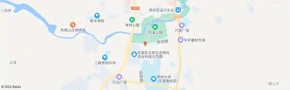 贵阳阳光水乡_公交站地图_贵阳公交_妙搜公交查询2025