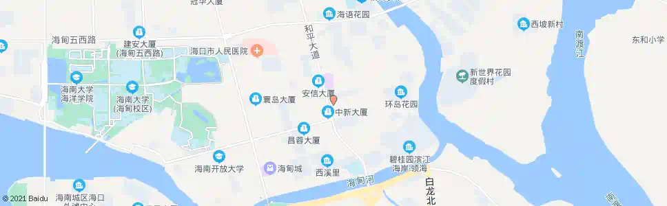 海口寰岛泰德大酒店_公交站地图_海口公交_妙搜公交查询2025
