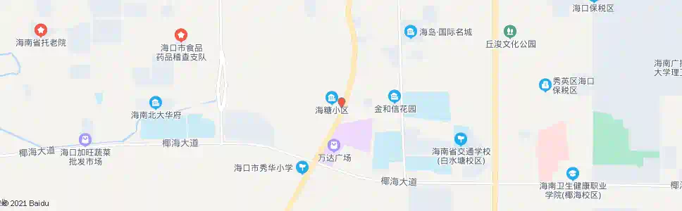 海口业里村_公交站地图_海口公交_妙搜公交查询2025