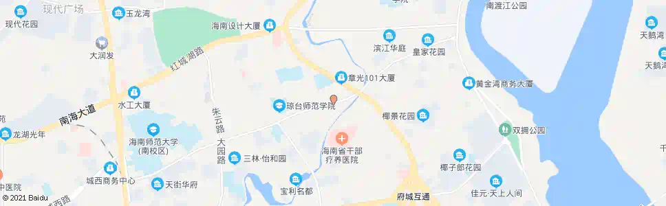 海口琼山财政局_公交站地图_海口公交_妙搜公交查询2025