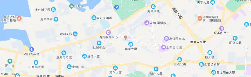海口宜欣广场_公交站地图_海口公交_妙搜公交查询2025