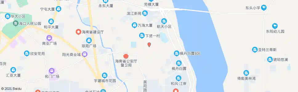 海口下贤村_公交站地图_海口公交_妙搜公交查询2025