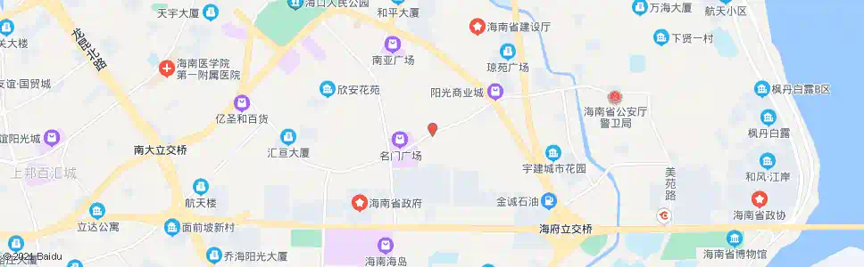 海口南宝商场_公交站地图_海口公交_妙搜公交查询2025