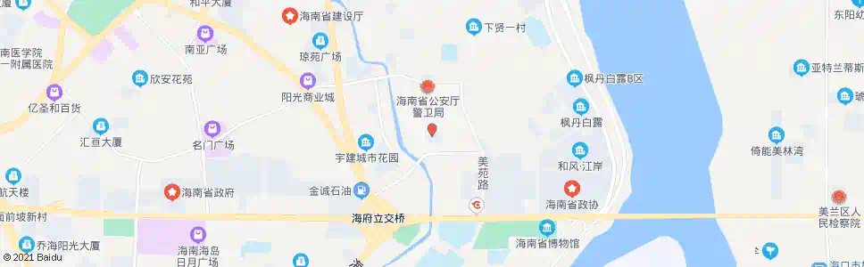 海口金洋小区_公交站地图_海口公交_妙搜公交查询2025