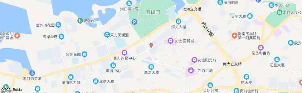 海口玉沙村_公交站地图_海口公交_妙搜公交查询2025