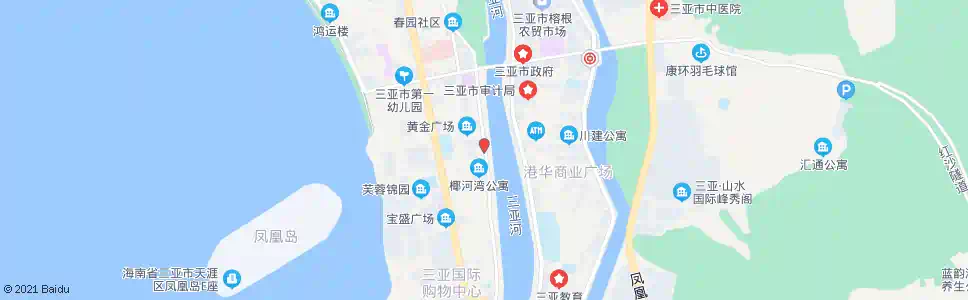 三亚市政府二办_公交站地图_三亚公交_妙搜公交查询2025