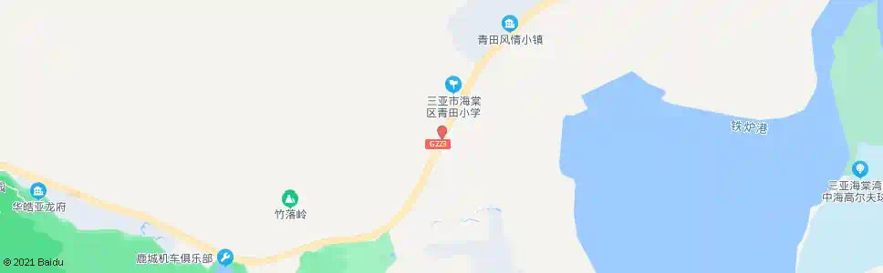 三亚青田路口_公交站地图_三亚公交_妙搜公交查询2025