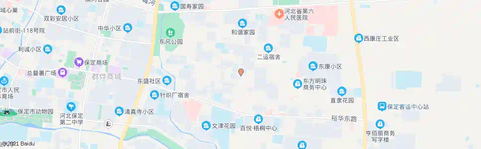 保定东关大街东口_公交站地图_保定公交_妙搜公交查询2025