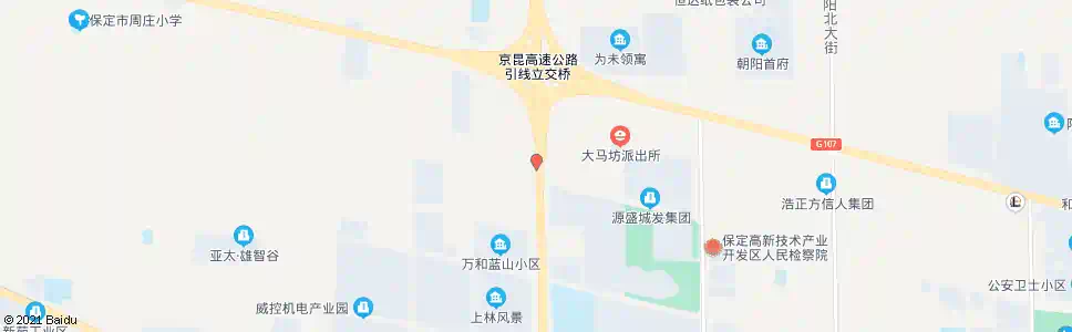 保定天威风电西门_公交站地图_保定公交_妙搜公交查询2025
