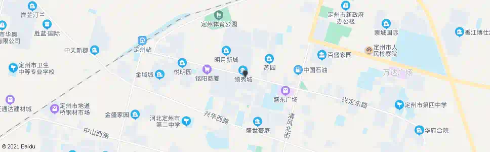 保定领袖城_公交站地图_保定公交_妙搜公交查询2025