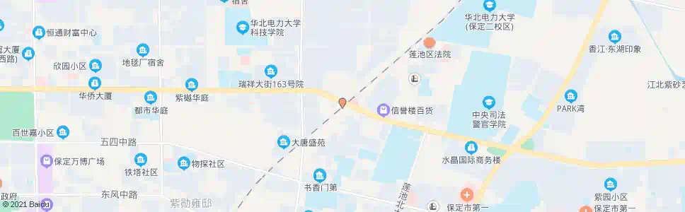 保定五四路地道桥_公交站地图_保定公交_妙搜公交查询2025