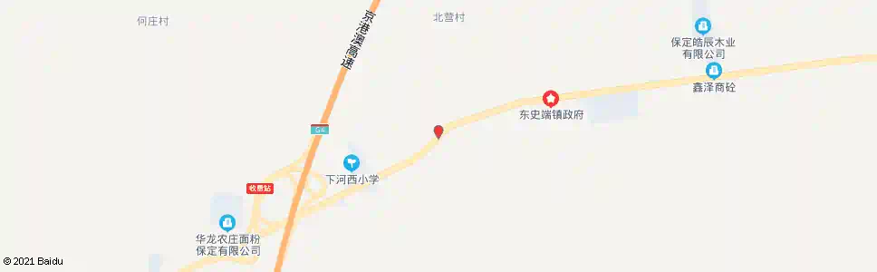 保定下河西钢材交易市场_公交站地图_保定公交_妙搜公交查询2025