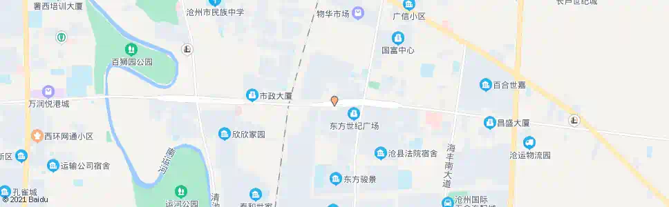 沧州县政府_公交站地图_沧州公交_妙搜公交查询2025