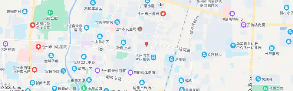 沧州金阳小区_公交站地图_沧州公交_妙搜公交查询2025