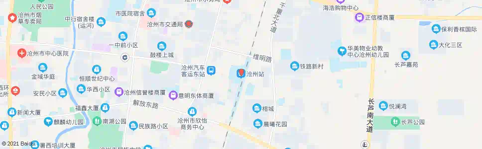 沧州大圈_公交站地图_沧州公交_妙搜公交查询2025