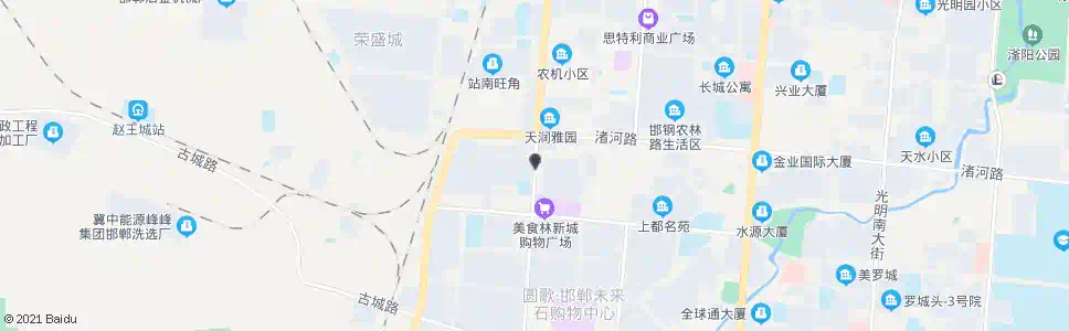 邯郸浴新大街禇河路口_公交站地图_邯郸公交_妙搜公交查询2025