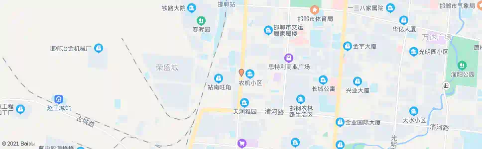 邯郸浴新街农林路口_公交站地图_邯郸公交_妙搜公交查询2025