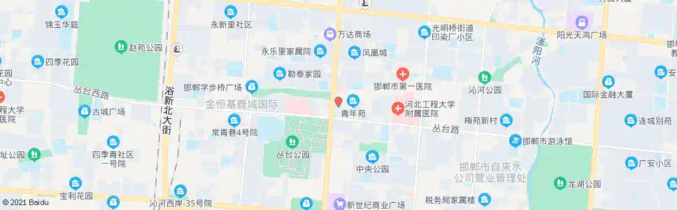 邯郸仁泰体检中心_公交站地图_邯郸公交_妙搜公交查询2025