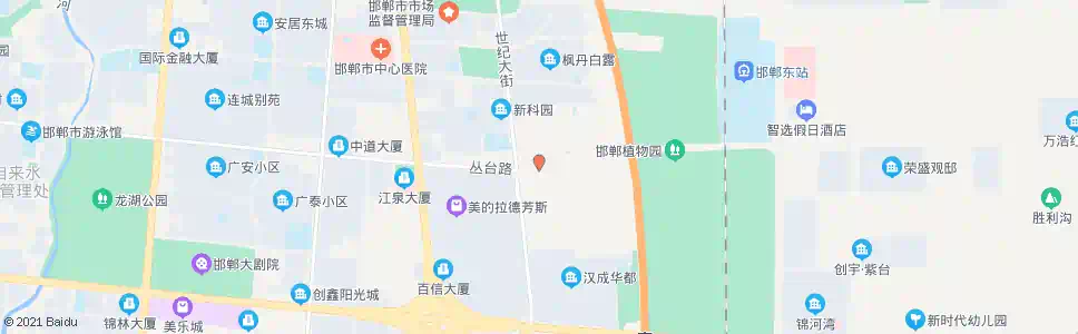 邯郸丛台路世纪街口_公交站地图_邯郸公交_妙搜公交查询2025