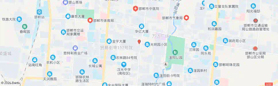 邯郸连城口腔门诊_公交站地图_邯郸公交_妙搜公交查询2025